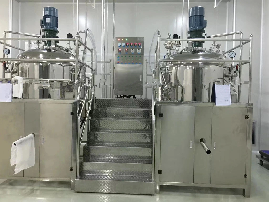 Vacuum Emulsifying Machine Pharmaceutical Reaction Tank