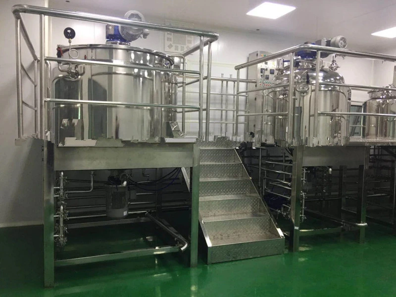 Vacuum Emulsifying Machine Pharmaceutical Reaction Tank